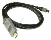 USB-C STECKER AUF HDMI-A STECKER 4K UHD,  @ 60 HZ,  PLUG & PLAY,  2M für LG Handy G5 H850