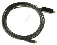 USB 3.1 C STECKER AUF HDMI-A 3,0M, VERGOLDET für HUAWEI Handy P20PRO