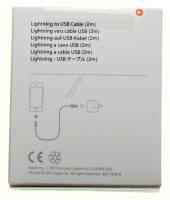 LIGHTNING  AUF USB LADEKABEL/DATENKABEL (2M),  MFI für APPLE Computer IPAD1