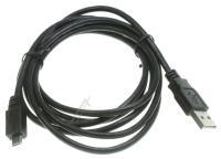 USB2.0-KABEL TYP-A STECKER/TYP-B MICRO STECKER 1, 8M, SCHWARZ für SONY Digitalkamera ILCE6300 ALPHA6300