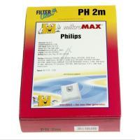 PH2M  MICROMAX BEUTEL 4 STÜCK für PHILIPS Staubsauger HR6400