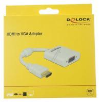 ADAPTER HDMI-A STECKER > VGA BUCHSE WEIß für ASUS Notebook Q400A
