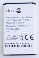 DBO-1000A / DBAA-1000A  DORO ERSATZAKKU PASSEND FÜR 1370/1372/2404 ECO für DORO Handy 1370