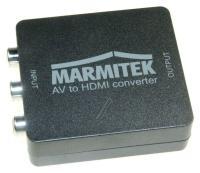 CONNECT AH31  PASSEND FÜR RCA AUF HDMI KONVERTER -1080P FULL HD - KEINE SOFTWARE NOTWENDIG - SCART - AV HDMI ADAPTER