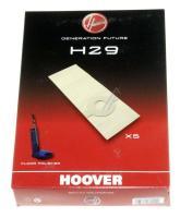 H29 F2002  PAPIER-STAUBBEUTEL 5 STÜCK für HOOVER Reiniger F2618 LUCIDATRICECIREUSEPOLISHER