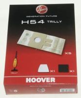 H54  PAPIER-STAUBBEUTEL 5 STÜCK für HOOVER Staubsauger ST125011 TRILLY